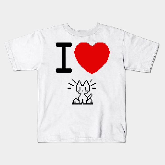 i love necho Kids T-Shirt by hadij1264